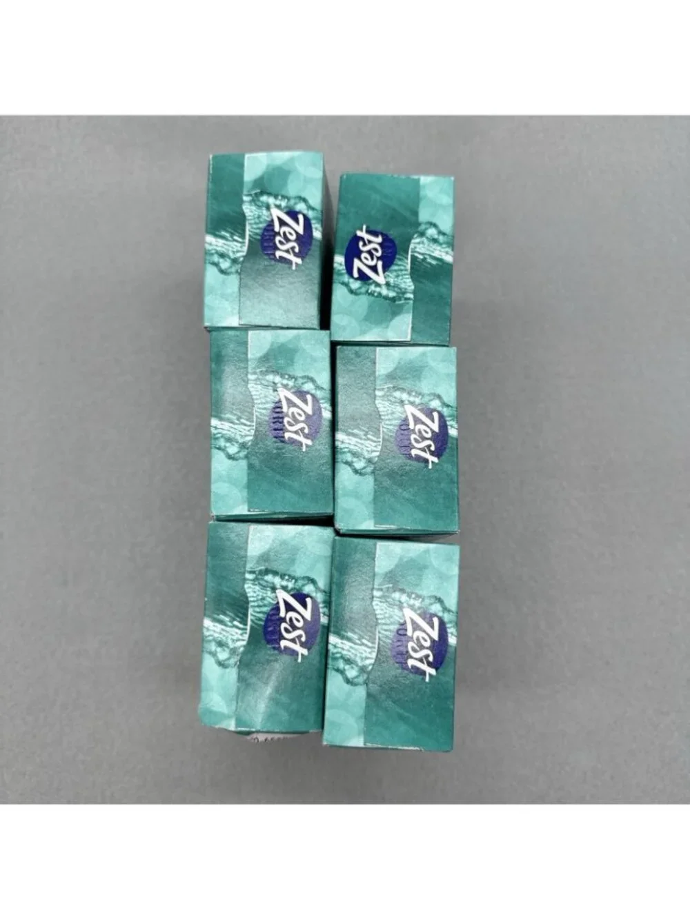 Zest Refreshing Aqua Vitamin E Deodorant Bar Soap 4 oz Bars Lot of 6